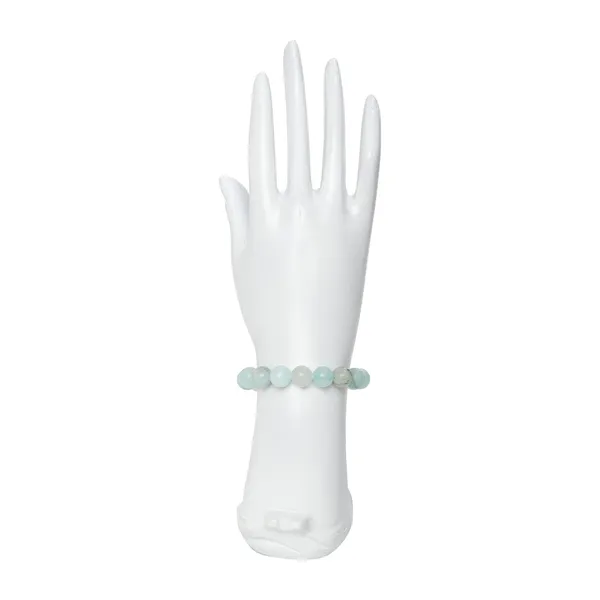 Blue_Amazonite_Semi-Precious_Stone_Stretch_Bracelet_For_Women/Men
