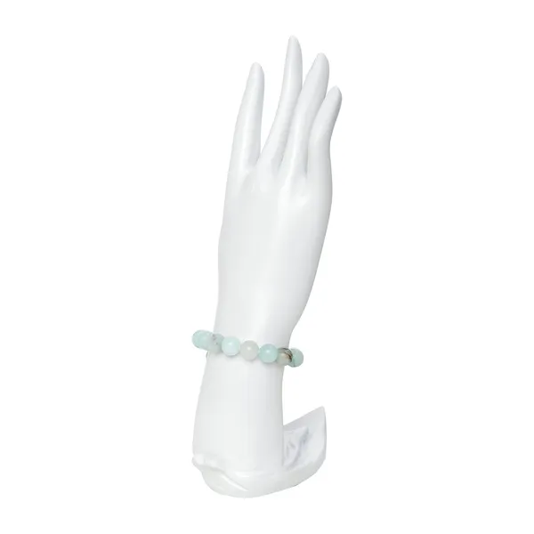 Blue_Amazonite_Semi-Precious_Stone_Stretch_Bracelet_For_Women/Men