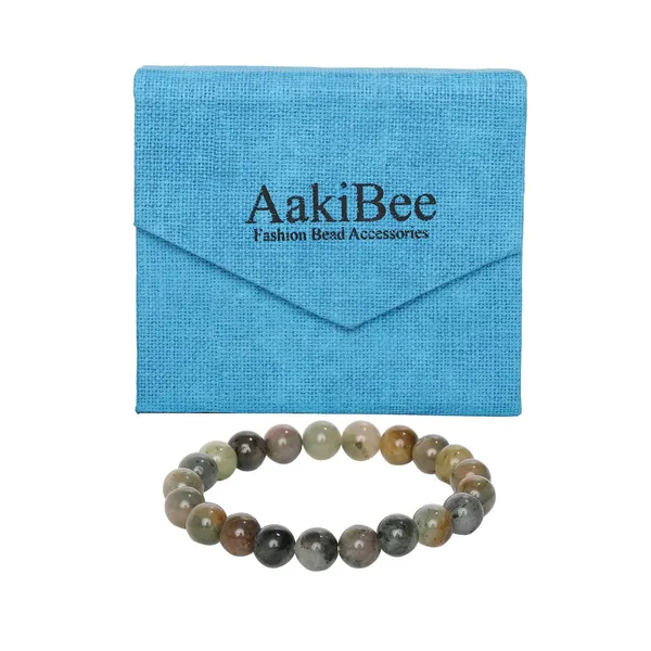 Dark_Green_Moss_Agate_Stone_Reiki_Healing_Bracelet_For_Unisex