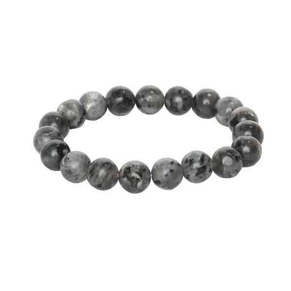 Black_Labradorite_Semi-Precious_Stone_Stretch_Bracelet_For_Women/Men