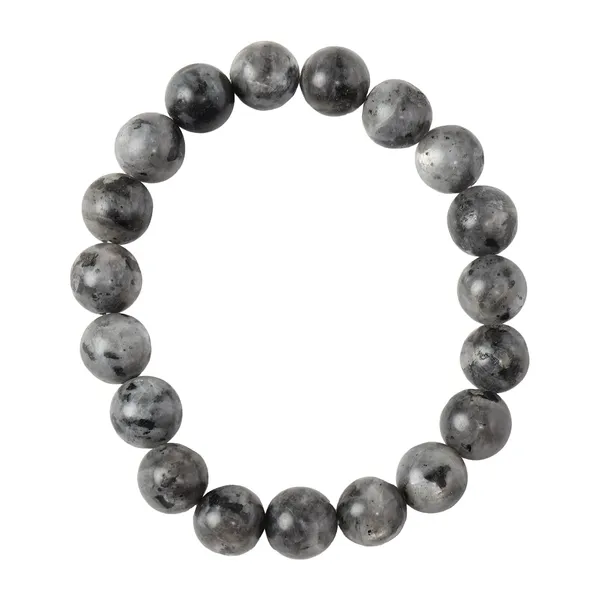 Black_Labradorite_Semi-Precious_Stone_Stretch_Bracelet_For_Women/Men