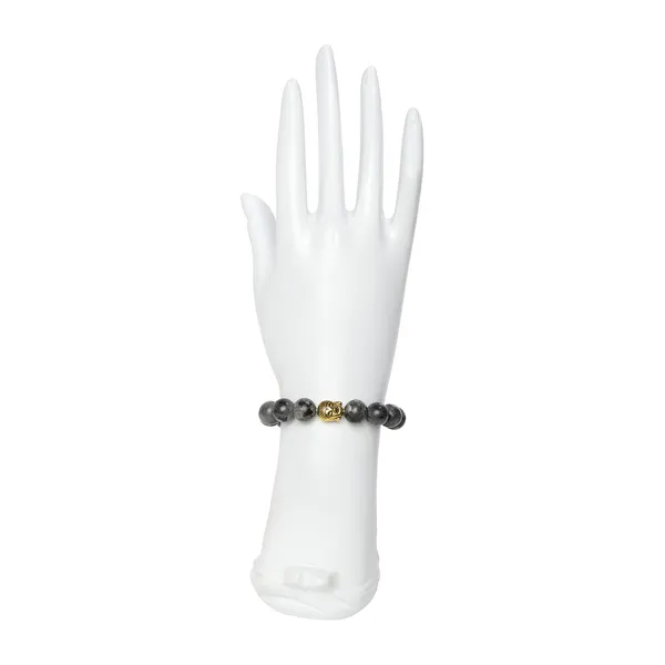 Black_Labradorite_Semi-Precious_Stone_Stretch_Bracelet_For_Women/Men