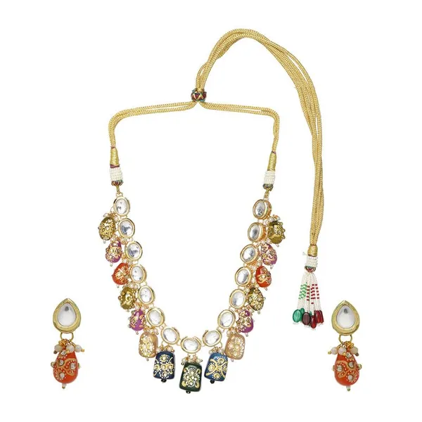Multicolor_Kundan_Stone_Necklace_Set_For_Women