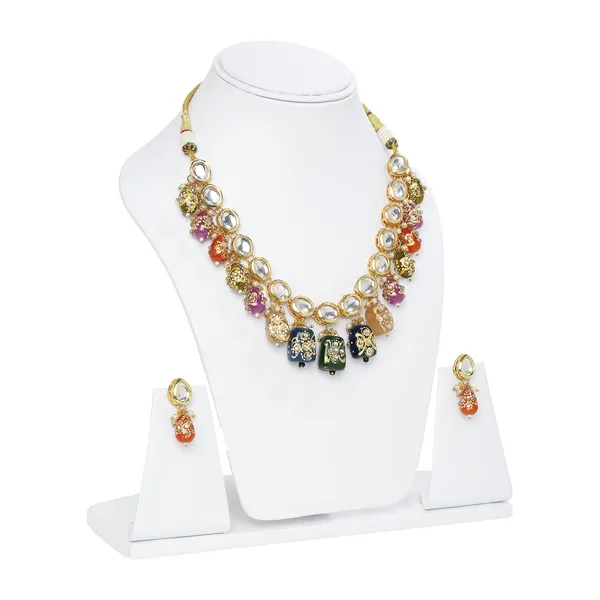 Multicolor_Kundan_Stone_Necklace_Set_For_Women
