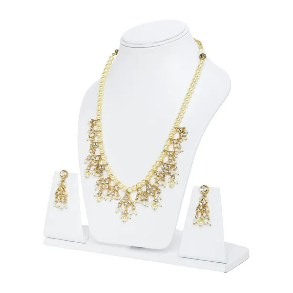 Golden_Kundan_Pearl_Necklace_Set_For_Women