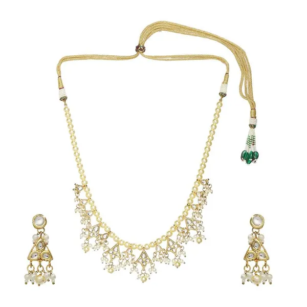 Golden_Kundan_Pearl_Necklace_Set_For_Women
