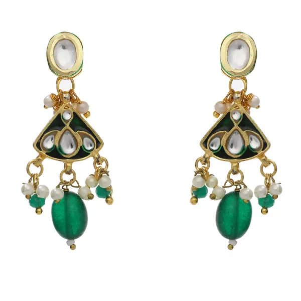 Green_Kundan_Pearl_Necklace_Set_For_Women
