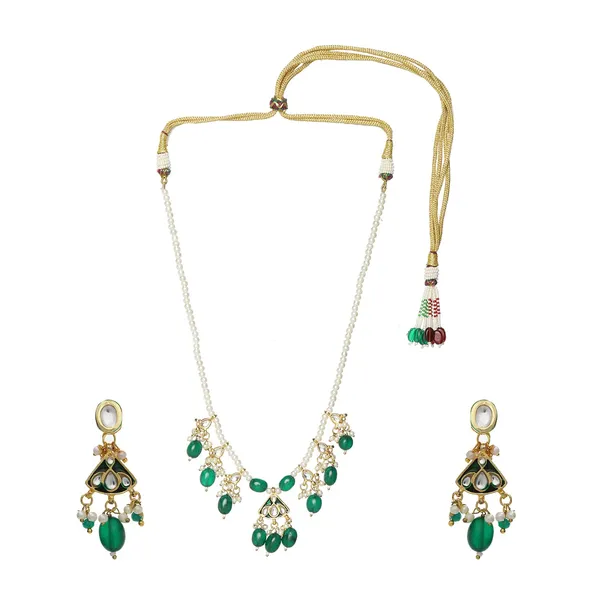 Green_Kundan_Pearl_Necklace_Set_For_Women