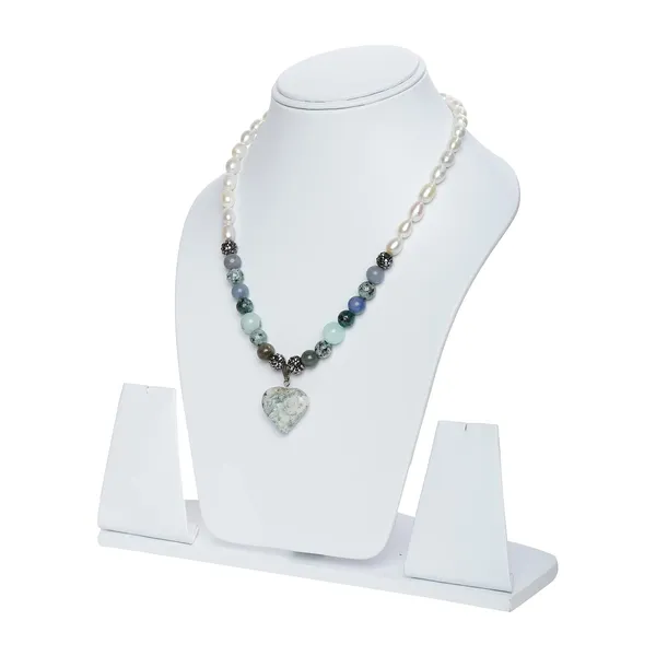 Green_And_White_Amazonite_Pearl_Heart_Pendant_Necklace_For_Women