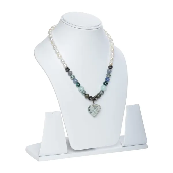 Green_And_White_Amazonite_Pearl_Heart_Pendant_Necklace_For_Women