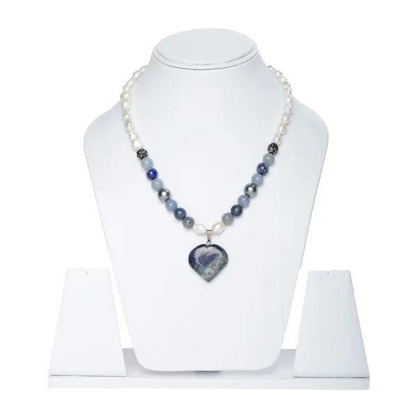 Blue_And_White_Pearl_Semi-Precious_Stone_Heart_Pendant_Necklace_For_Women
