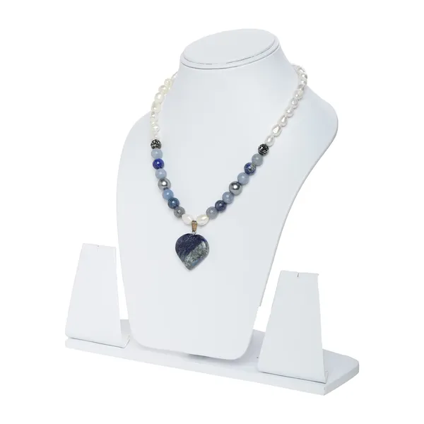 Blue_And_White_Pearl_Semi-Precious_Stone_Heart_Pendant_Necklace_For_Women