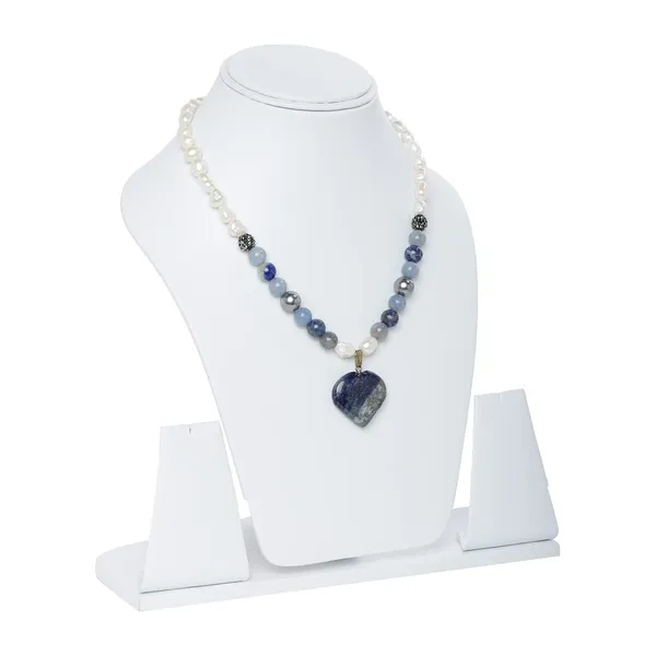Blue_And_White_Pearl_Semi-Precious_Stone_Heart_Pendant_Necklace_For_Women