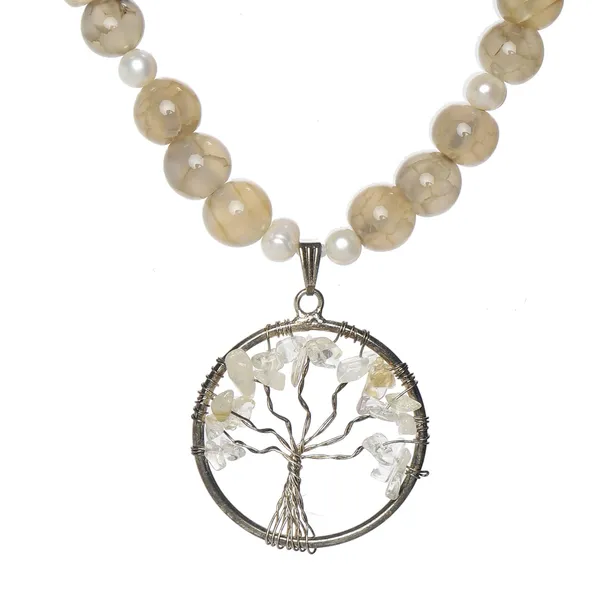 Brown_And_White_Agate_Pearl_Tree_Pendant_Necklace_For_Women