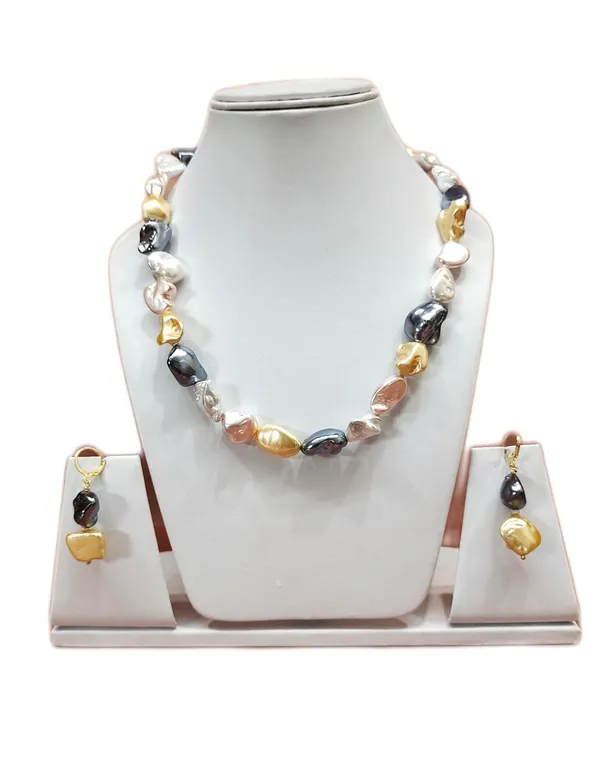 Multicolor_Baroque_Pearl_Handmade_Necklace_Set_For_Women