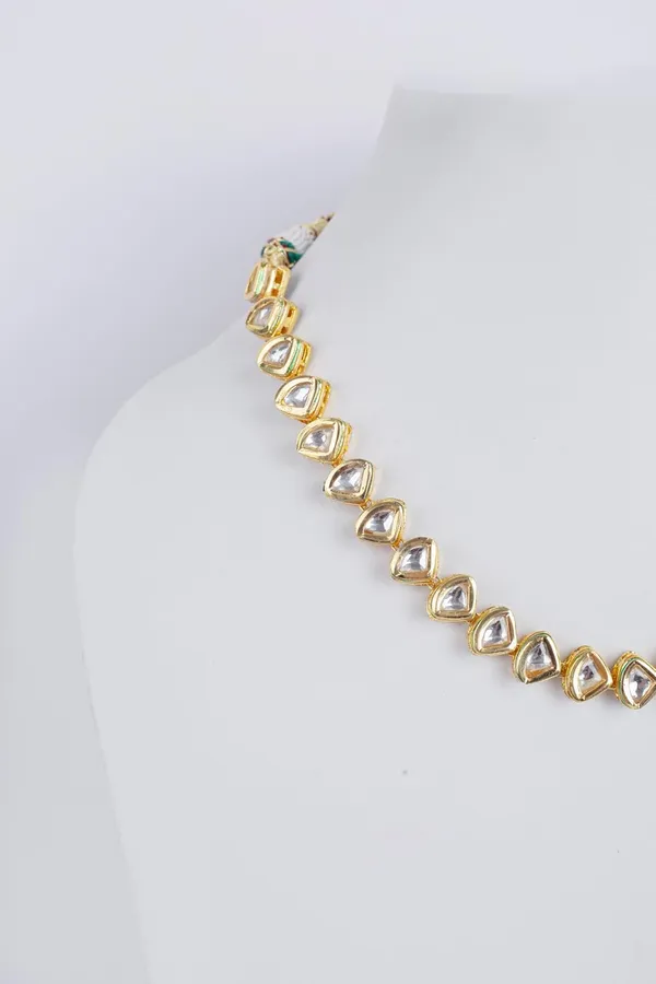 Golden_Kundan_Necklace_Set_For_Women