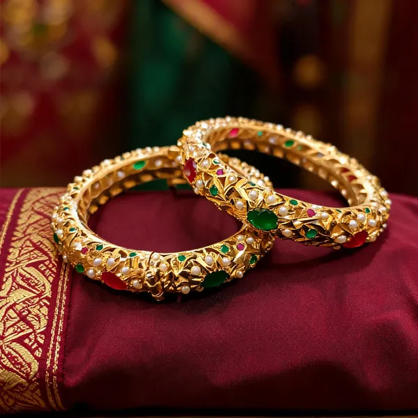 Golden_Red_Green_Brass_Stone_Studded_Jadau_Bangles_For_Women_Pack_Of_2