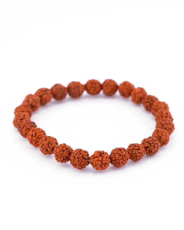 Orange_Natural_5_Mukhi_Rudraksha_Bead_Bracelet_For_Women_And_Men