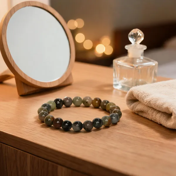 Dark_Green_Moss_Agate_Stone_Reiki_Healing_Bracelet_For_Unisex