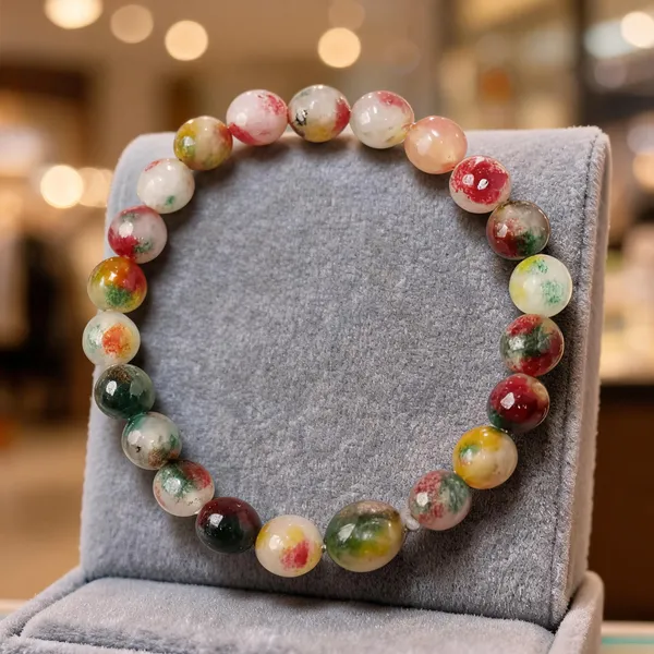 Multicolor_Agate_Stone_Reiki_Healing_Bracelet_For_Unisex