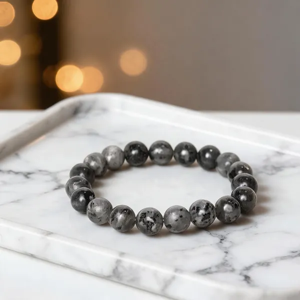 Black_Labradorite_Semi-Precious_Stone_Stretch_Bracelet_For_Women/Men
