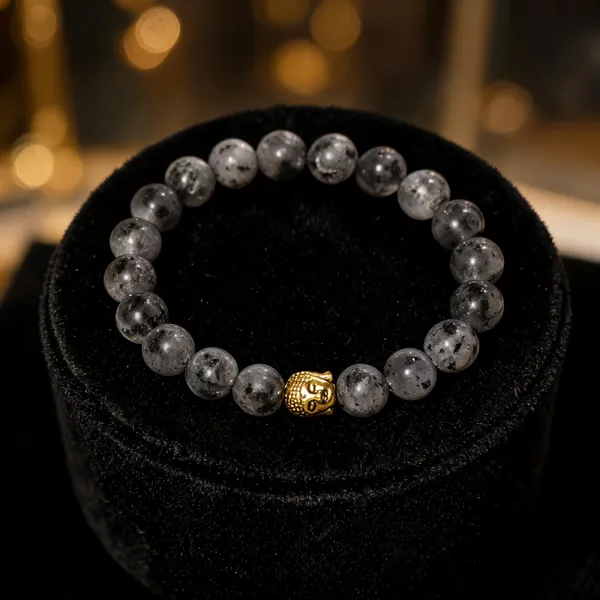 Black_Labradorite_Semi-Precious_Stone_Stretch_Bracelet_For_Women/Men