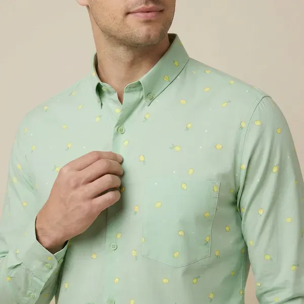 Multicolor_Printed_Geometric_Print_Checkered_Casual_Shirt_For_Men