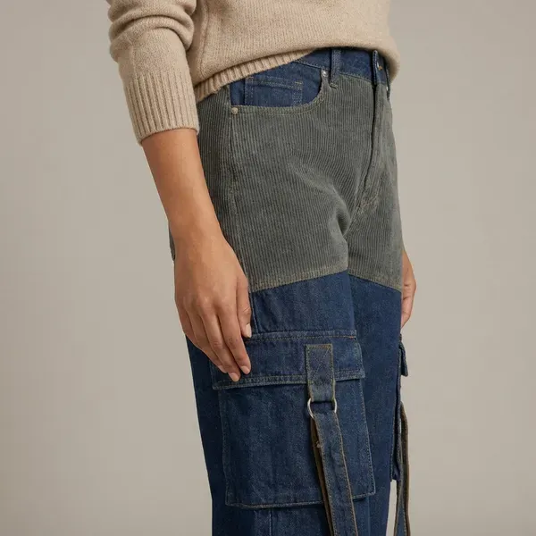 Blue_Cargos_For_Women