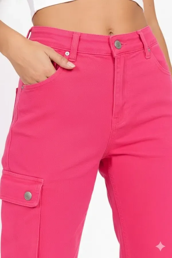 Pink_Cargos_For_Women