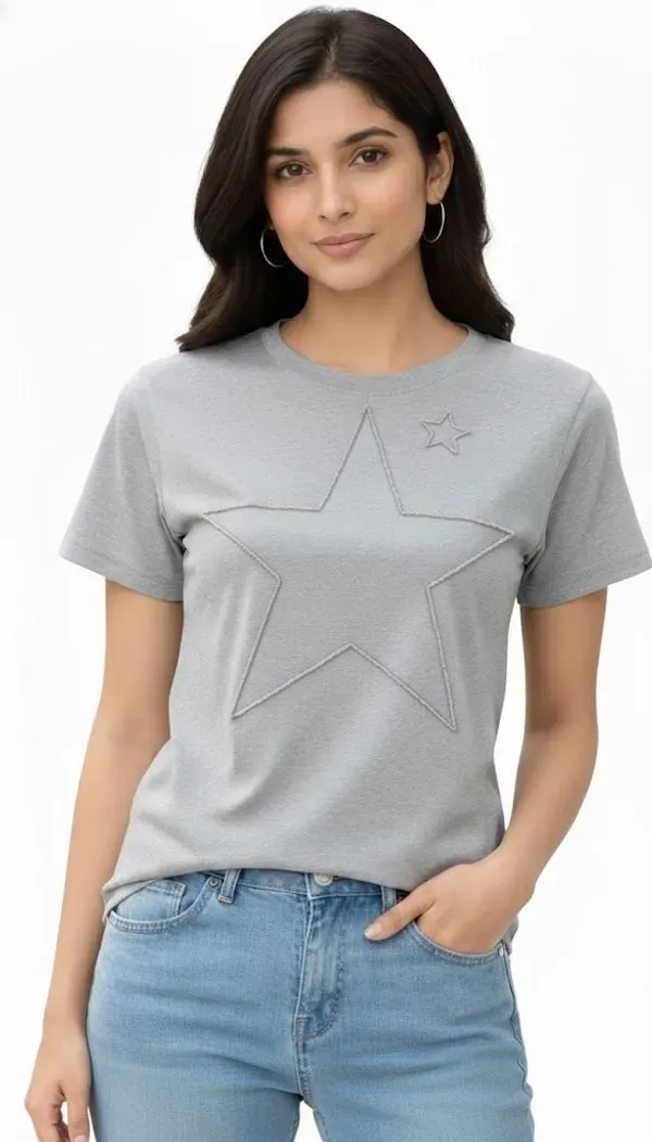 Grey_Casual_Self_Design_Top_For_Women