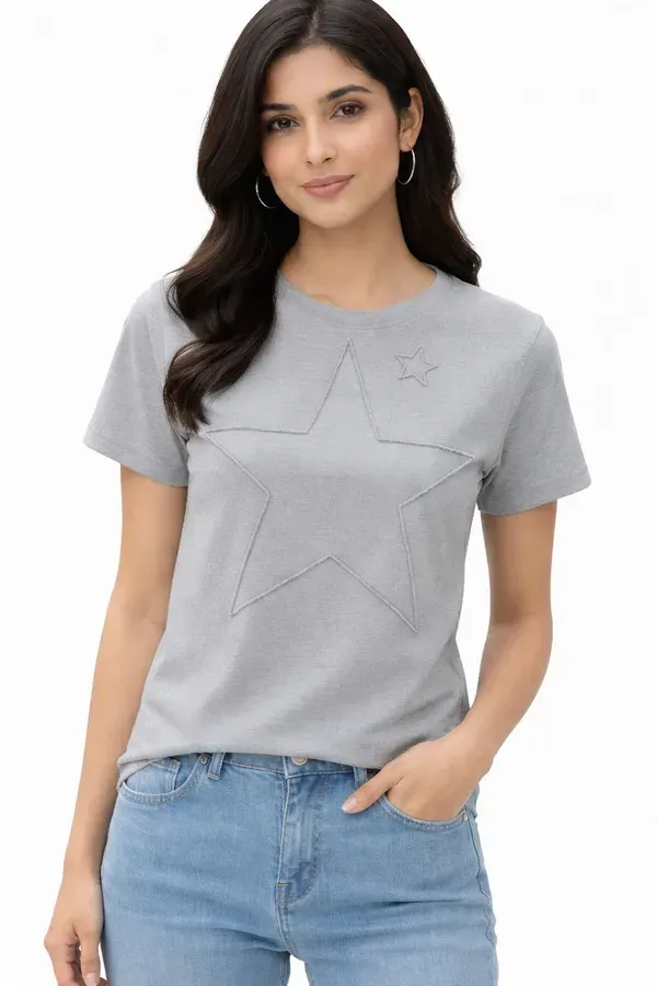 Grey_Casual_Self_Design_Top_For_Women