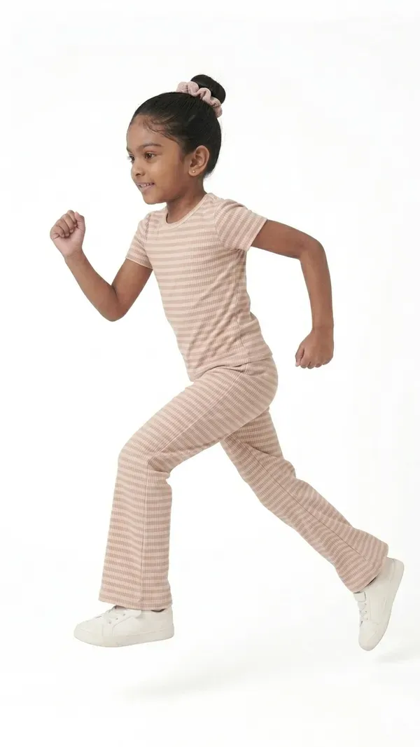 Girls_Premium_Striped_Ribbed_Cotton_T_Shirt_And_Flare_Pant_Set