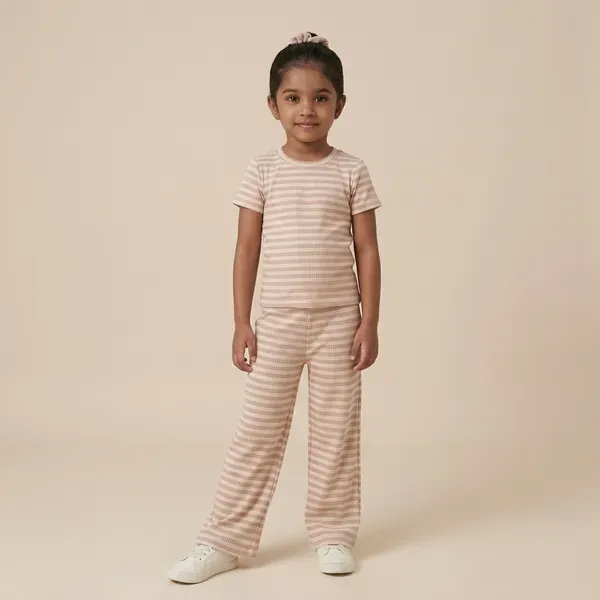 Girls_Premium_Striped_Ribbed_Cotton_T_Shirt_And_Flare_Pant_Set