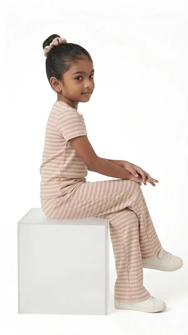 Girls_Premium_Striped_Ribbed_Cotton_T_Shirt_And_Flare_Pant_Set