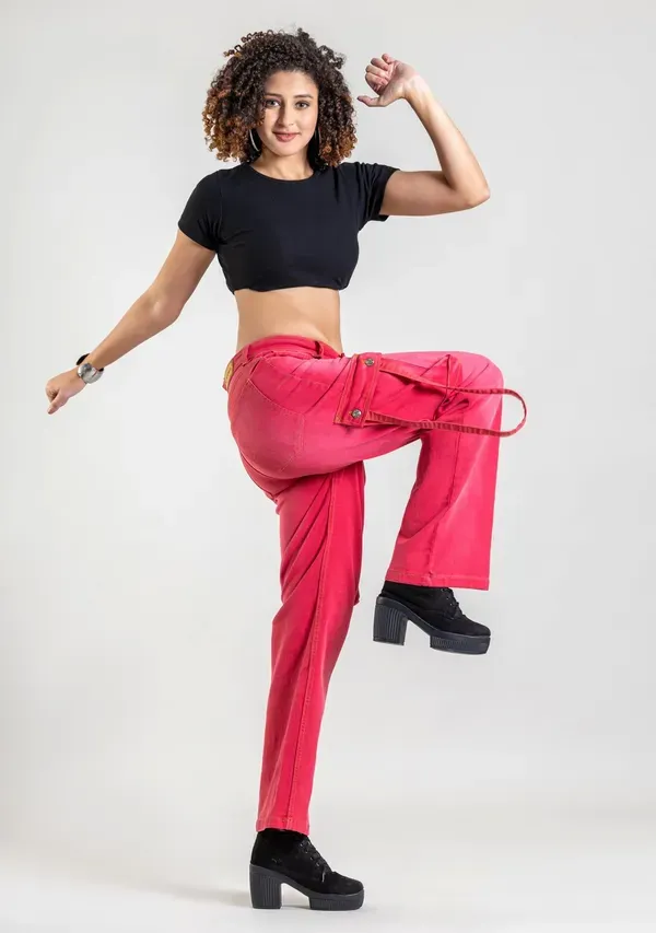 Pink_Cargo_Jeans_With_Utility_Pockets_And_Strap_Details_For_Women