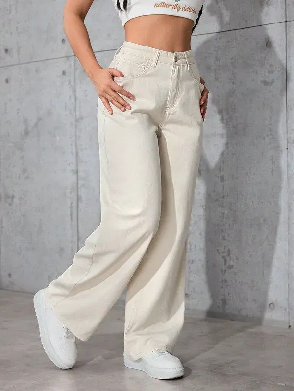 Beige_Vibesta_Regular_Jeans_For_Women
