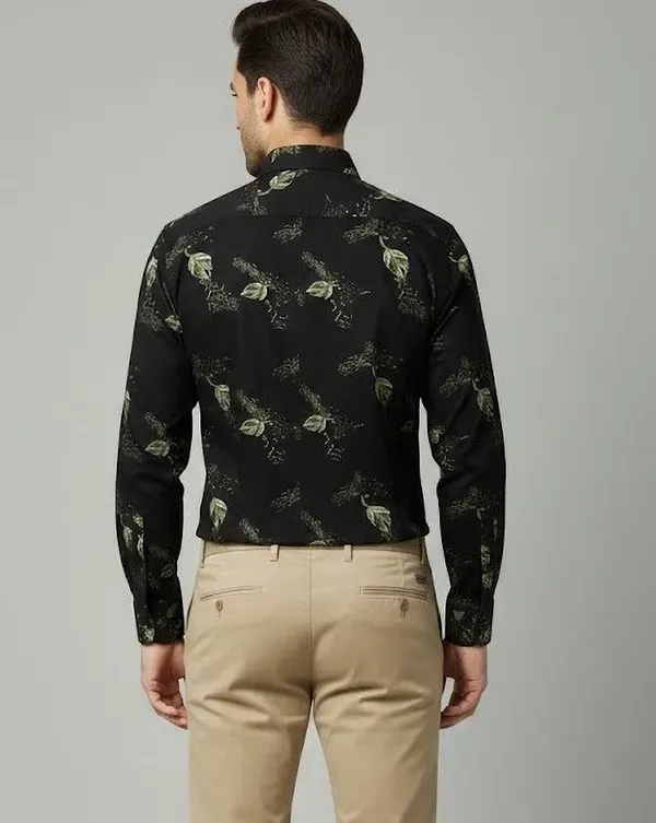 Black_Printed_Floral_Print_Formal_Shirt_For_Men