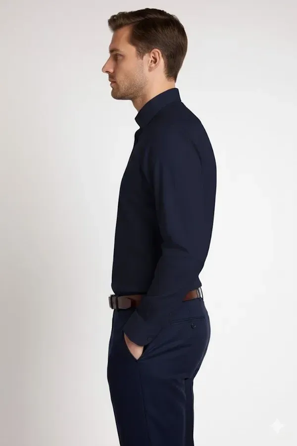 Khaki_Solid_Formal_Shirt_For_Men