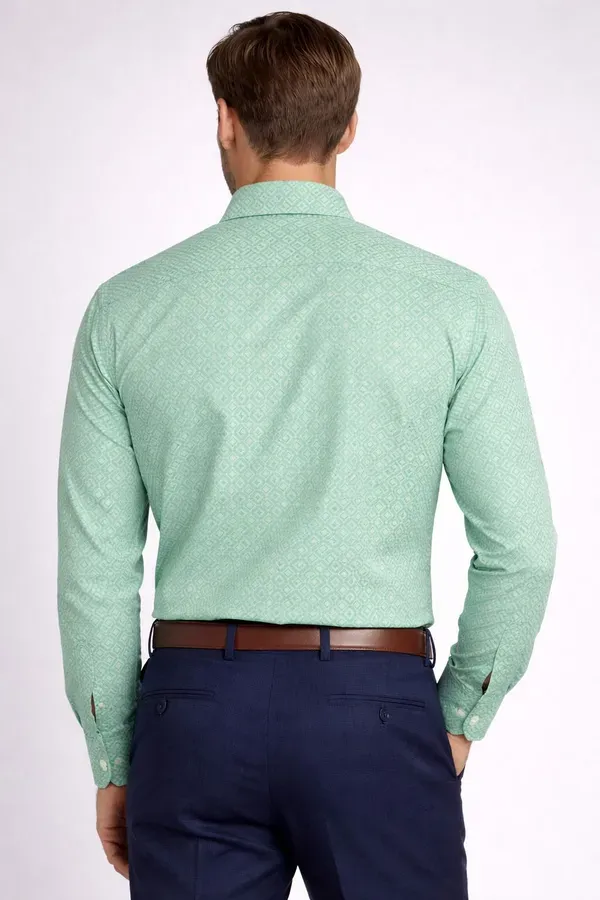 Multicolor_Printed_Geometric_Print_Checkered_Casual_Shirt_For_Men