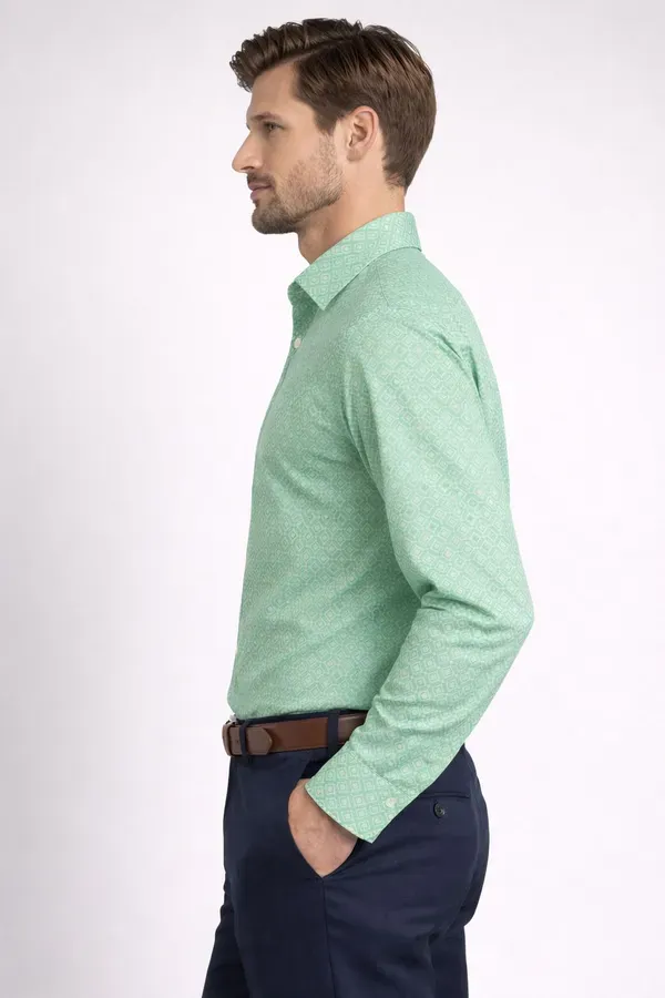 Multicolor_Printed_Geometric_Print_Checkered_Casual_Shirt_For_Men