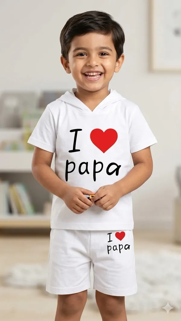 Kids_Cotton_Hooded_T_Shirt_And_Shorts_Co_Ord_Set
