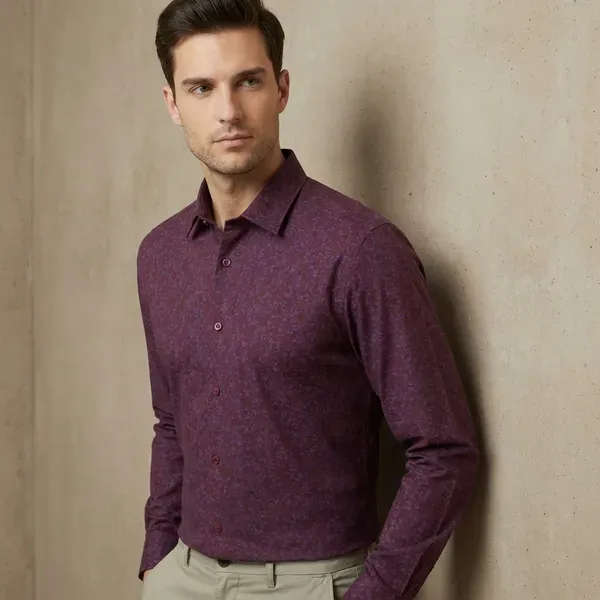 Maroon_Solid_Formal_Shirt_For_Men
