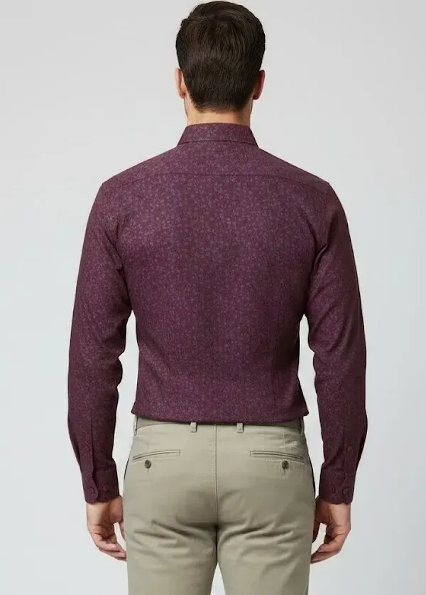 Maroon_Solid_Formal_Shirt_For_Men