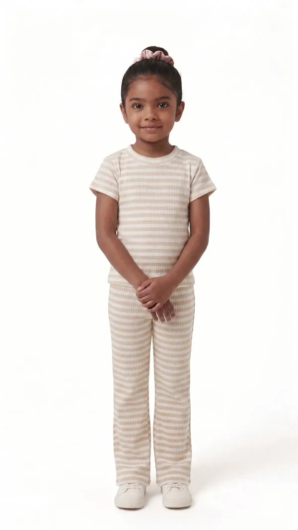 Girls_Premium_Striped_Ribbed_Cotton_T_Shirt_And_Flare_Pant_Set