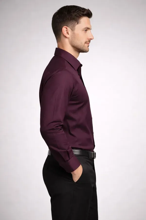 Purple_Solid_Formal_Shirt_For_Men
