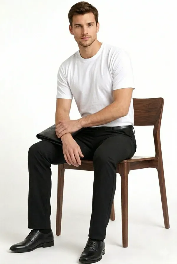 White_Polyester_Sports_T_Shirt_For_Men