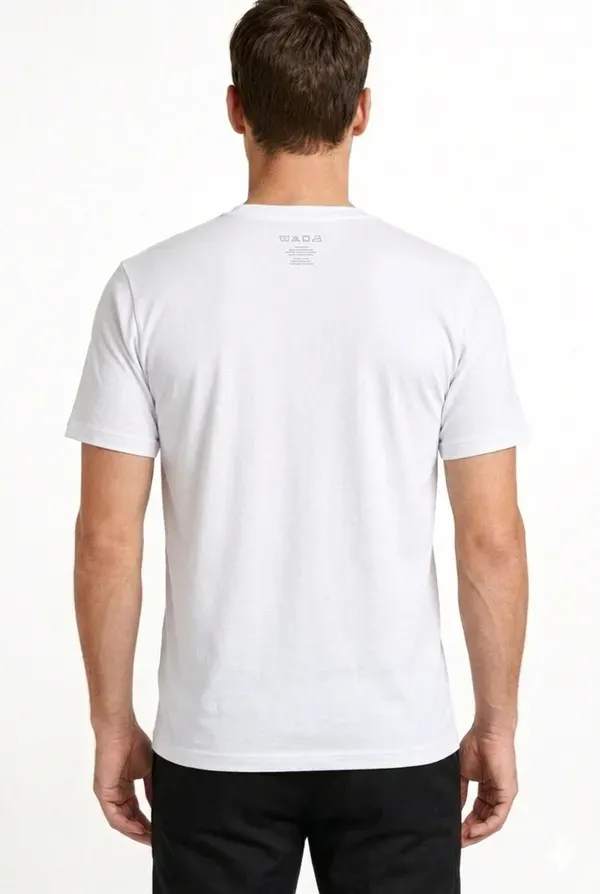 White_Polyester_Sports_T_Shirt_For_Men