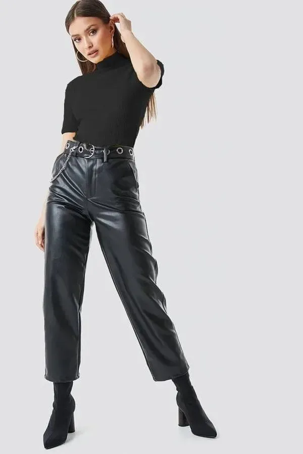 Black_Glowstitch_Casual_Solid_Top_For_Women