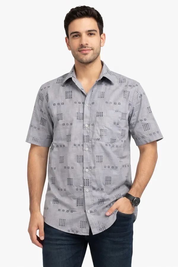 Grey_Geometric_Print_Casual_Shirt_For_Men