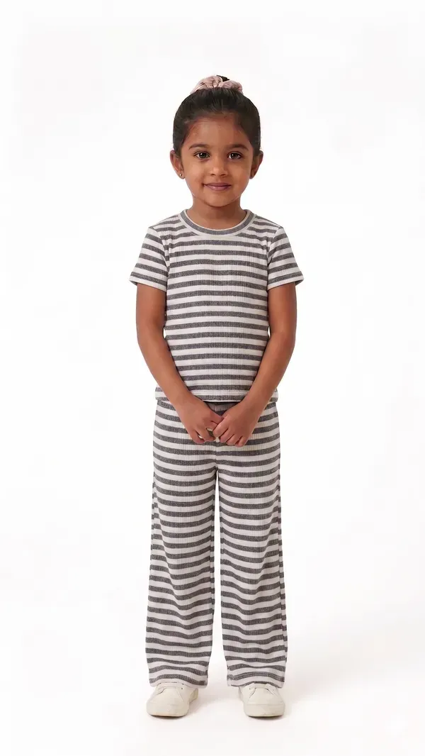 Girls_Premium_Striped_Ribbed_Cotton_T_Shirt_And_Flare_Pant_Set